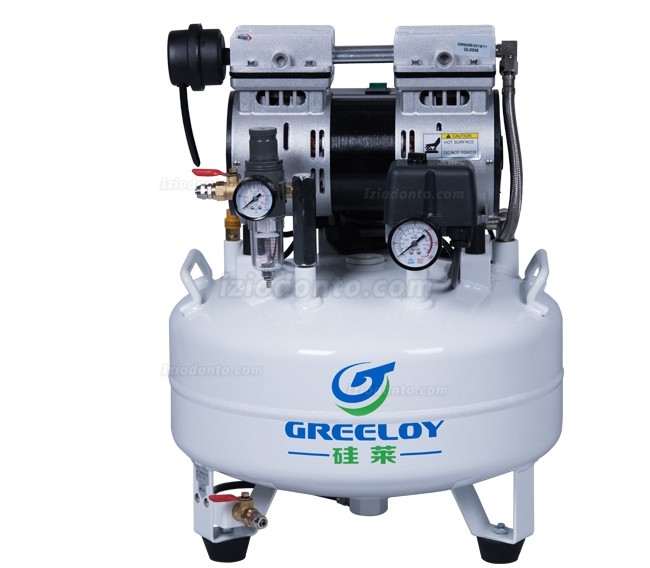 Greeloy® Compressor de ar odontológico sem óleo GA-61